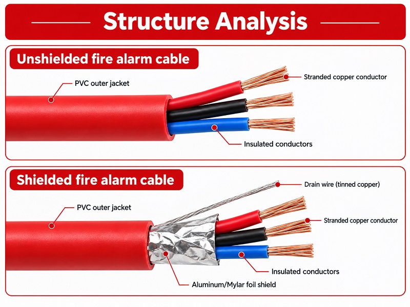 /uploads/image/2026/09/14/shielded vs. unshielded fire alarm cable structure.jpg shielded vs. unshielded fire alarm cable structure.jpg